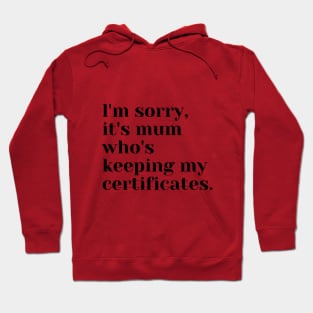 paralegal Certificate Hoodie